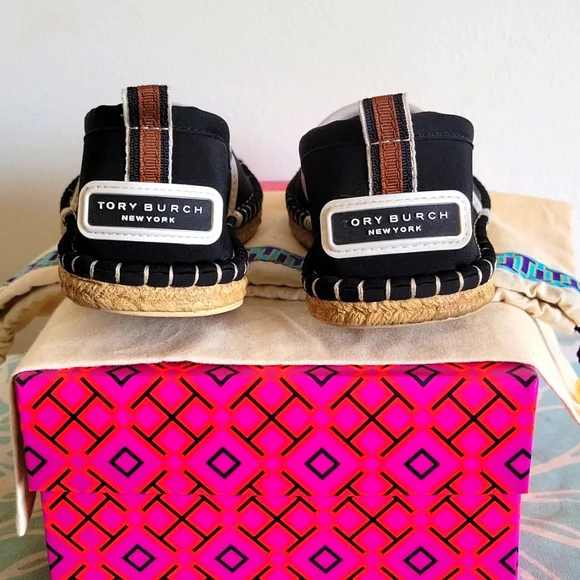 Tory Burch Black and White Espadrilles - Picture 2 of 4